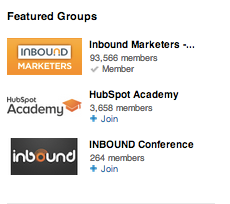 featured groups on linkedin