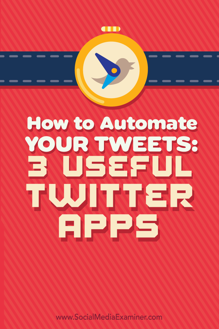 how to automate your tweets