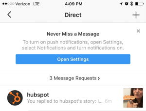 instagram story direct message inbox - how to find follow requests on instagram