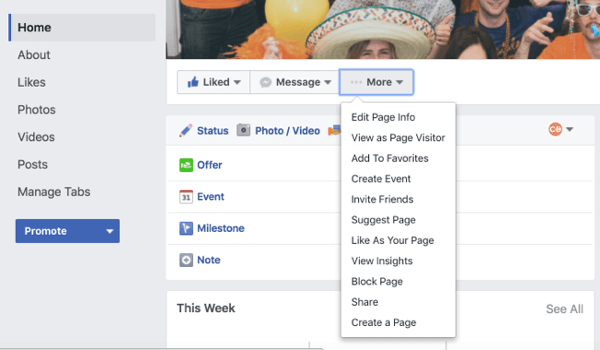 Optimizing Your Facebook Business Page - Pendragon Consulting
