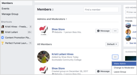 how to change facebook group to page