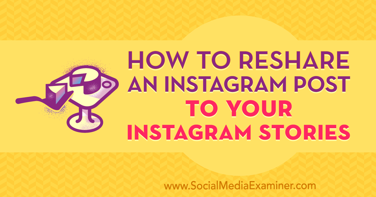 How to Reshare an Instagram Post to Your Instagram Stories : Social ...