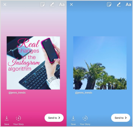 How To Reshare An Instagram Post To Your Instagram Stories : Social ...