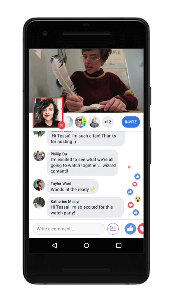 Facebook is also rolling out Live Commentating, which allows a Watch Party host to go live within a Watch Party, picture-in-picture, to share commentary as videos play.