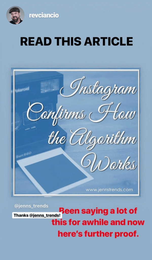 instagram post by jenns trends shared to story by revciancio - how to format your instagram captions jenn s trends