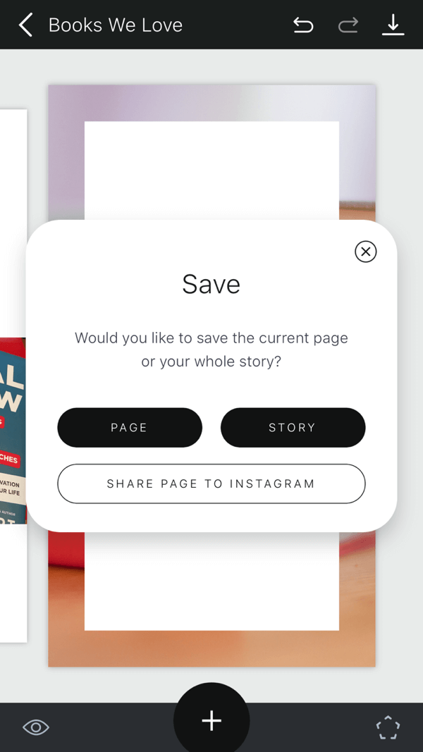 create an unfold instagram story step 11 showing save story options - instagram starts selectively rolling out action buttons for