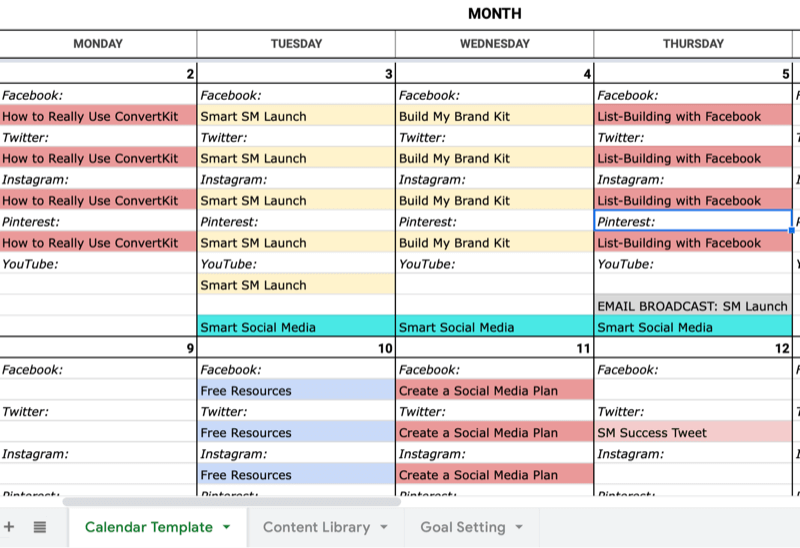 How to Create a Social Media Calendar A Template for Marketers