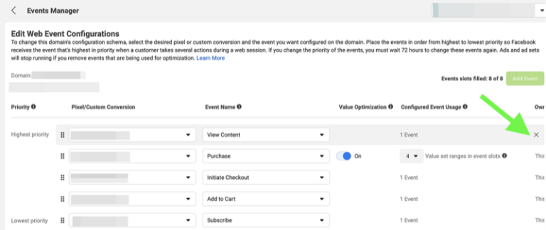 Campaign Optimization Using Non-prioritized Events For Facebook Ads 