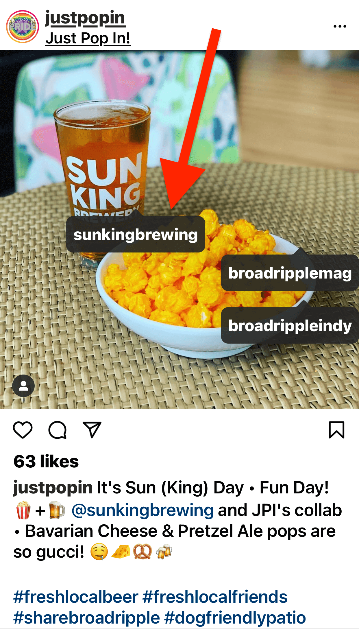 trip tags for instagram