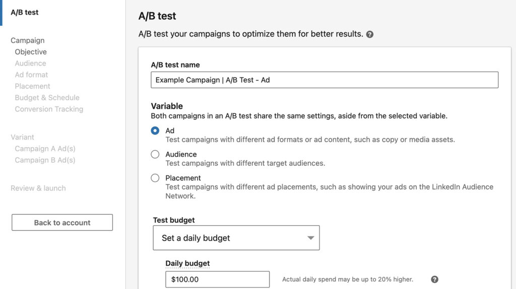 LinkedIn Ads: How To A/B Test Your Way To Effective Campaigns : Social ...