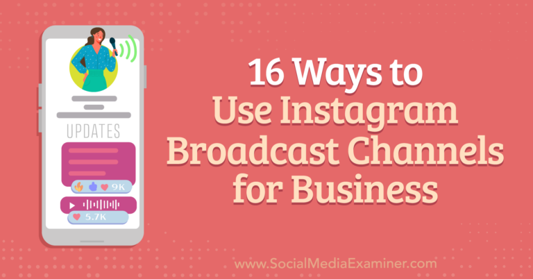 16 Ways To Use Instagram Broadcast Channels For Business : Social Media ...